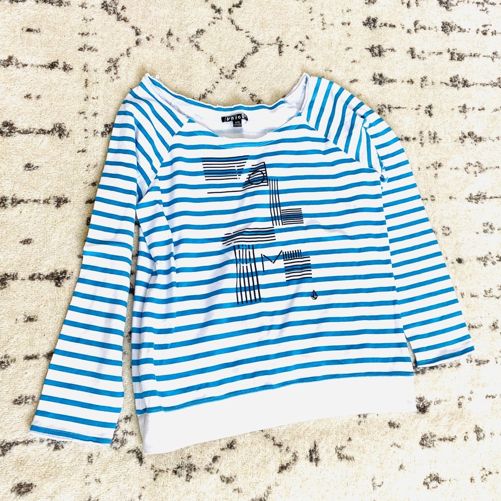Volcom striped long sleeve